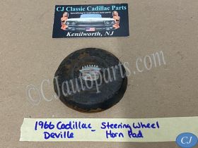 OEM 1966 Cadillac Deville Calais Fleetwood Eldorado STEERING WHEEL HORN PAD BUTTON CAP WITH CREST EMBLEM
